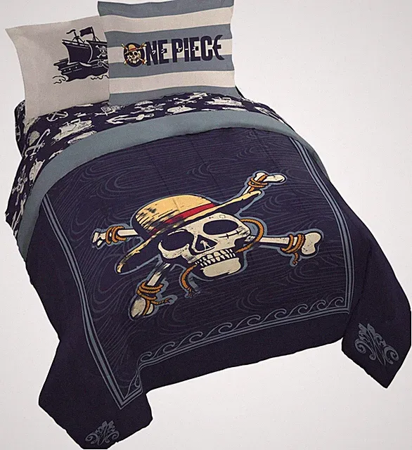 Sleep Like Your Favorite Pirate - One Piece 7 Queen Comforter Set